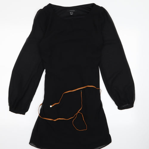 Atmosphere Womens Black  Rayon T-Shirt Dress  Size M