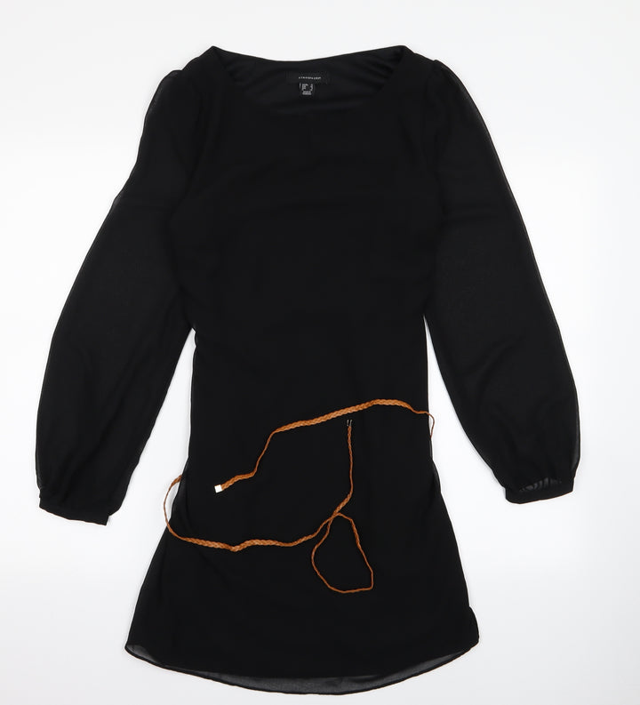Atmosphere Womens Black  Rayon T-Shirt Dress  Size M