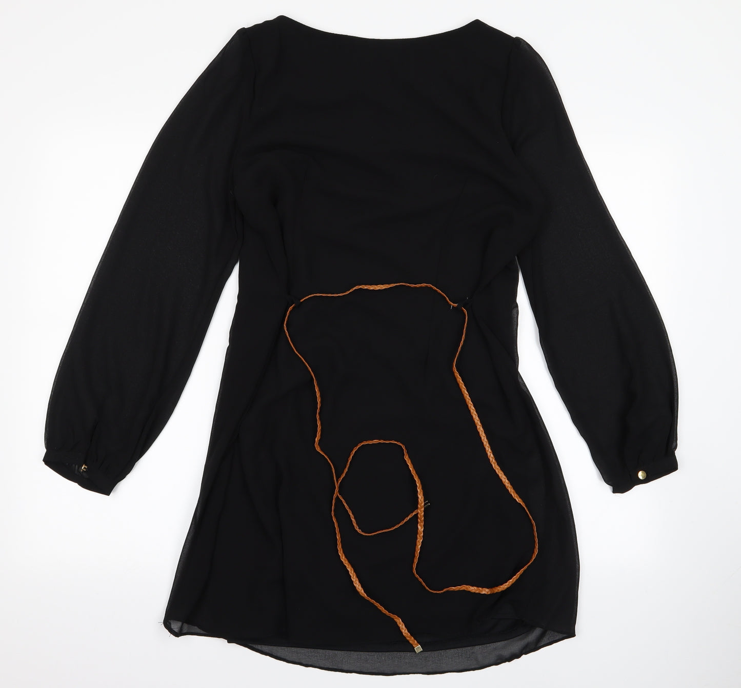 Atmosphere Womens Black  Rayon T-Shirt Dress  Size M