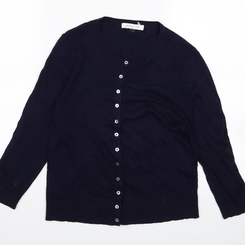 Preworn Womens Blue   Cardigan Jumper Size M