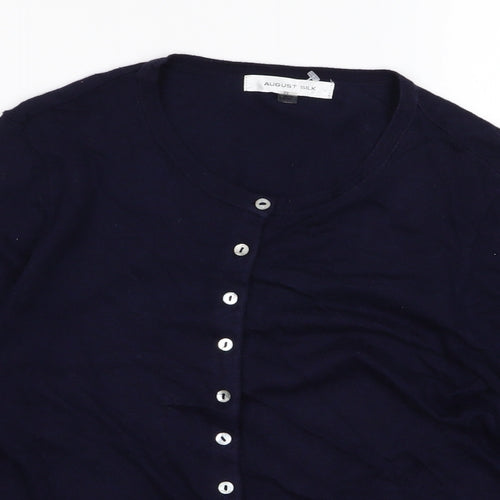 Preworn Womens Blue   Cardigan Jumper Size M