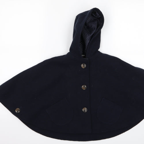 Preworn Girls Blue   Jacket  Size 3 Years