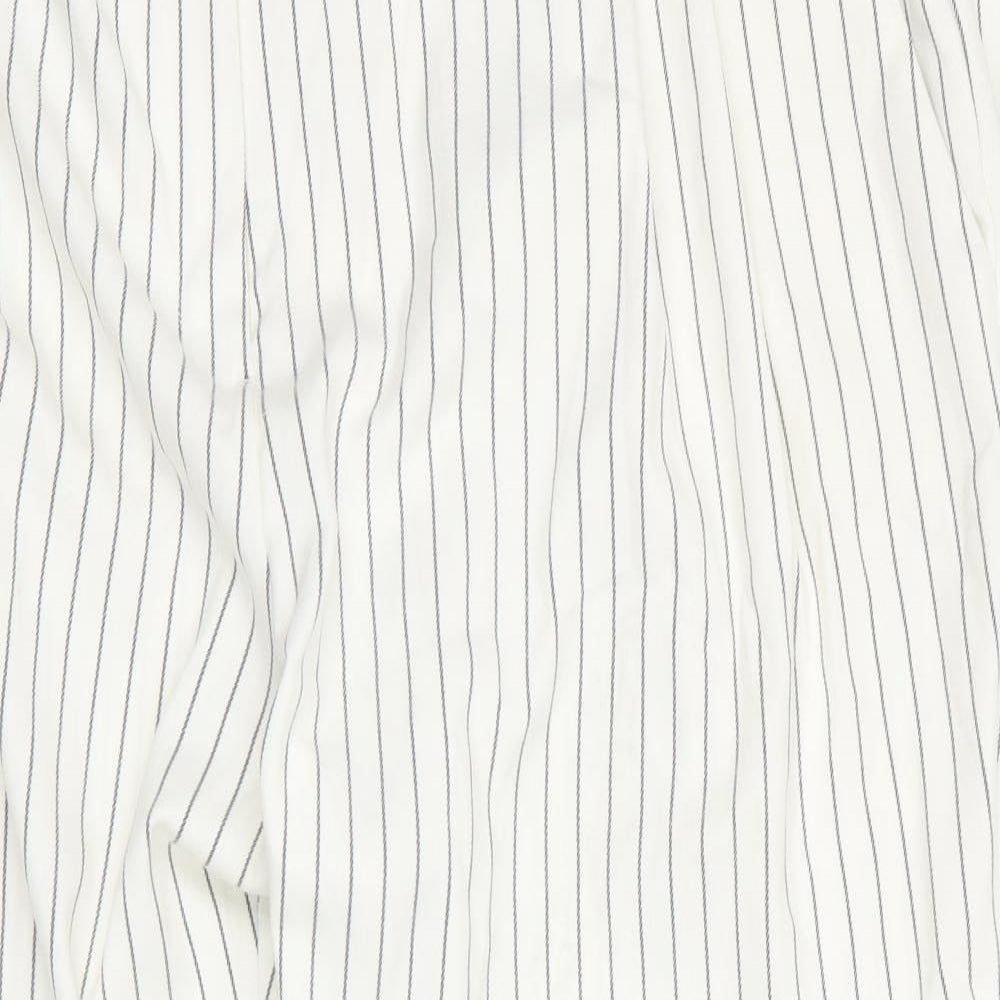 Atmosphere Womens White Striped  Trousers  Size 20 L27 in