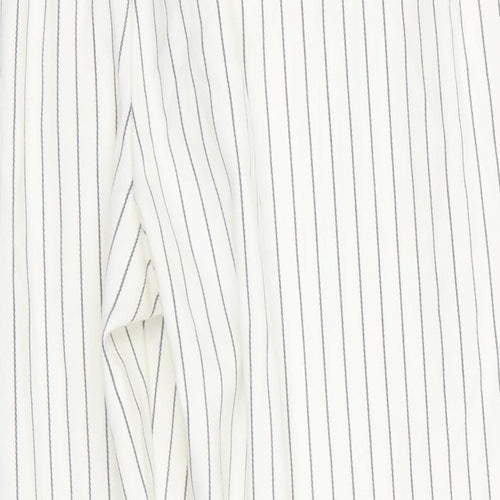 Atmosphere Womens White Striped  Trousers  Size 20 L27 in