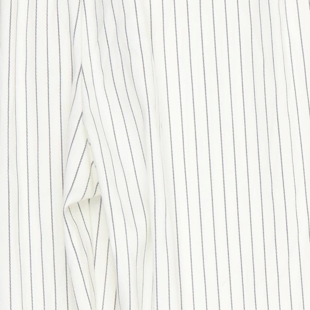 Atmosphere Womens White Striped  Trousers  Size 20 L27 in