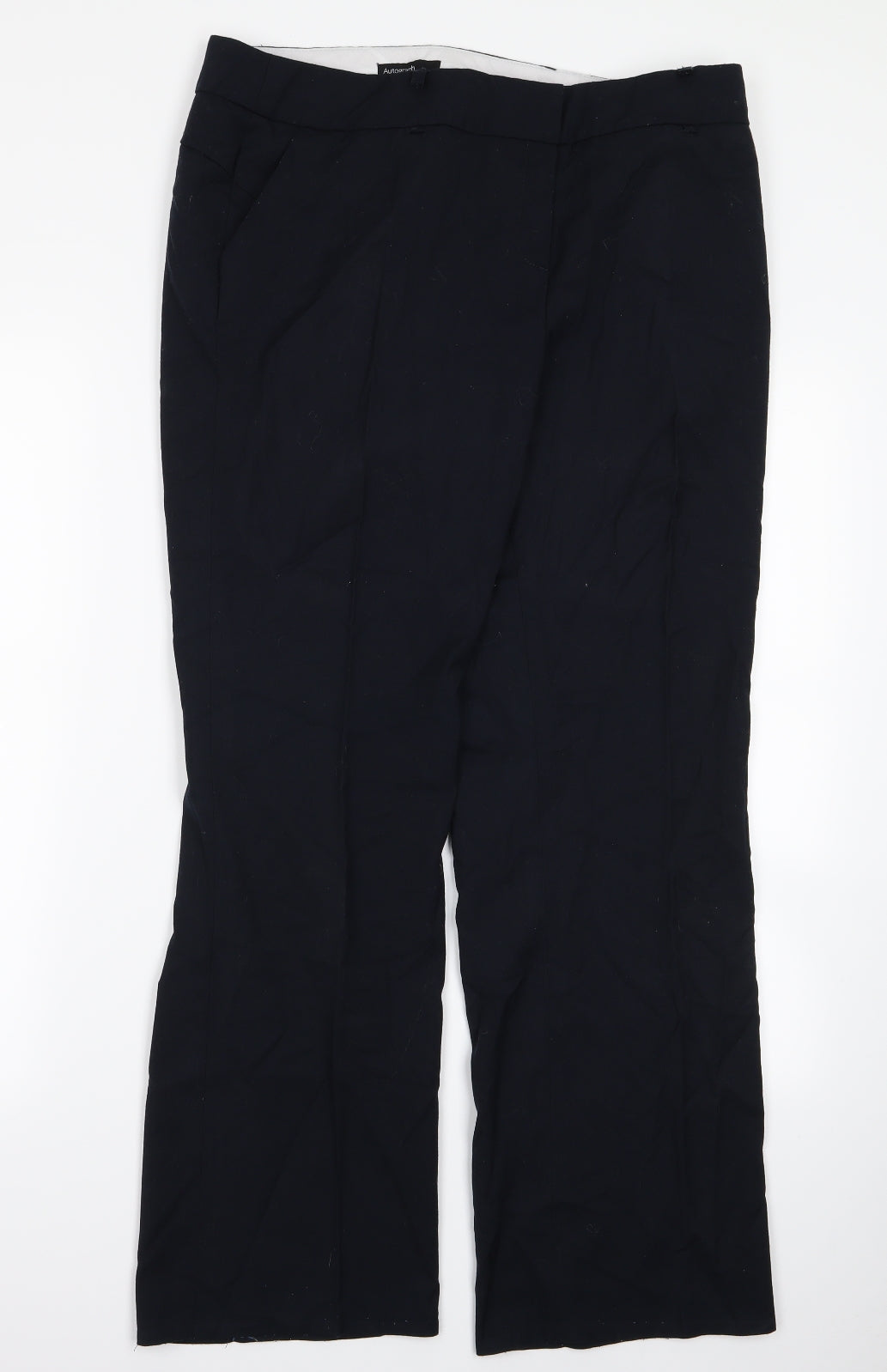 Autograph Womens Black   Trousers  Size 34 L26 in