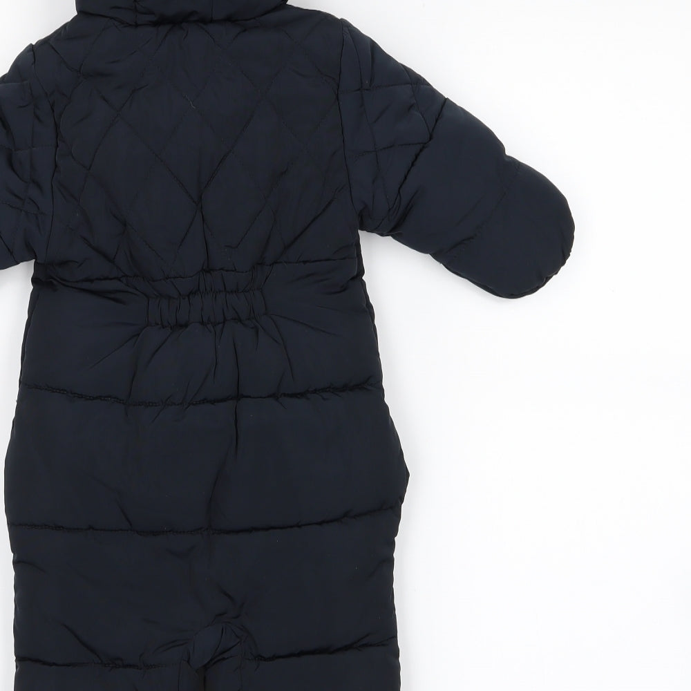 Preworn Baby Blue   Track Jacket Coat Size 18 Months