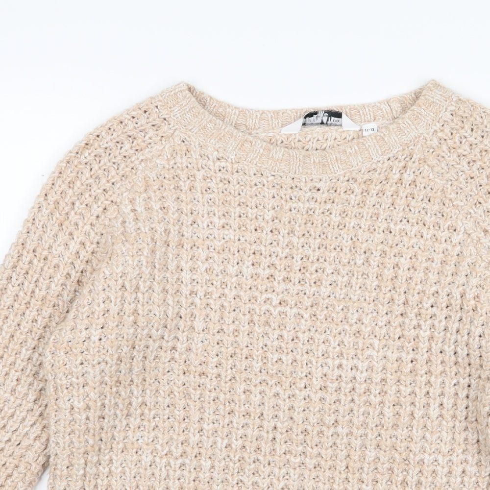 New Look Womens Beige   Pullover Jumper Size 12
