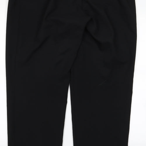 Preworn Womens Black   Trousers  Size 18 L26 in