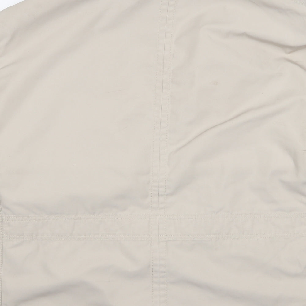 m&s Mens Beige   Overcoat Jacket Size L