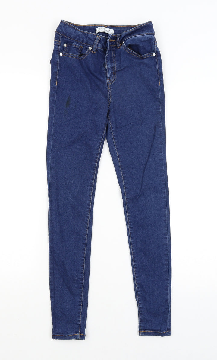 denim.co Womens Blue Skinny Jeans Size 8 L25 in