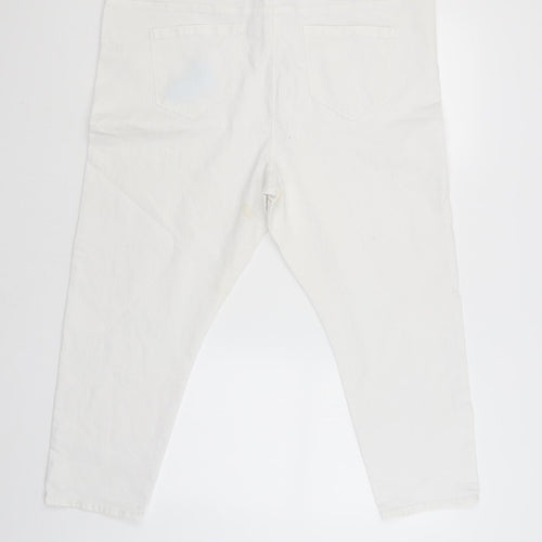 Studio Womens White   Trousers  Size 20 L23 in