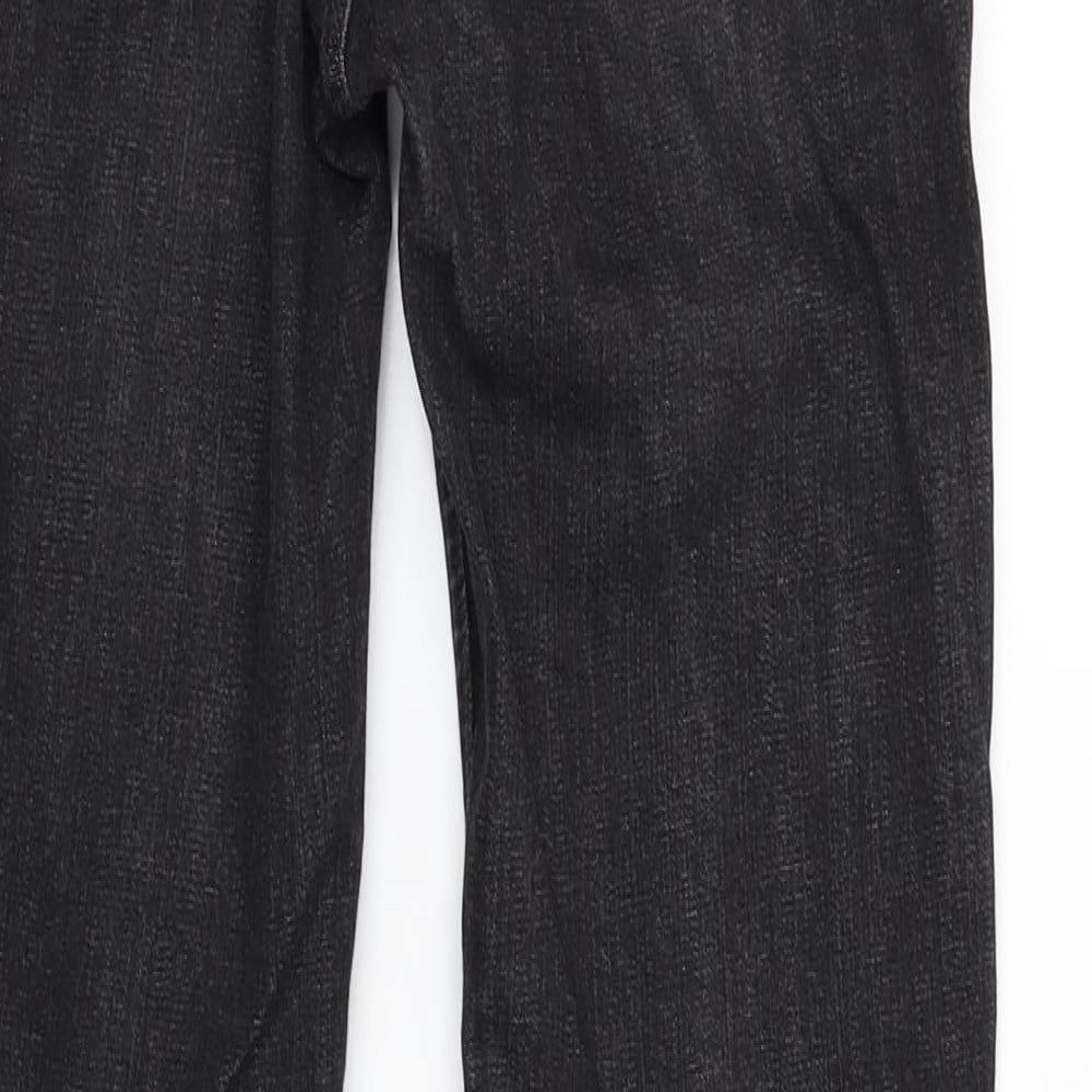 Fat Face Womens Black   Straight Jeans Size 8 L30 in