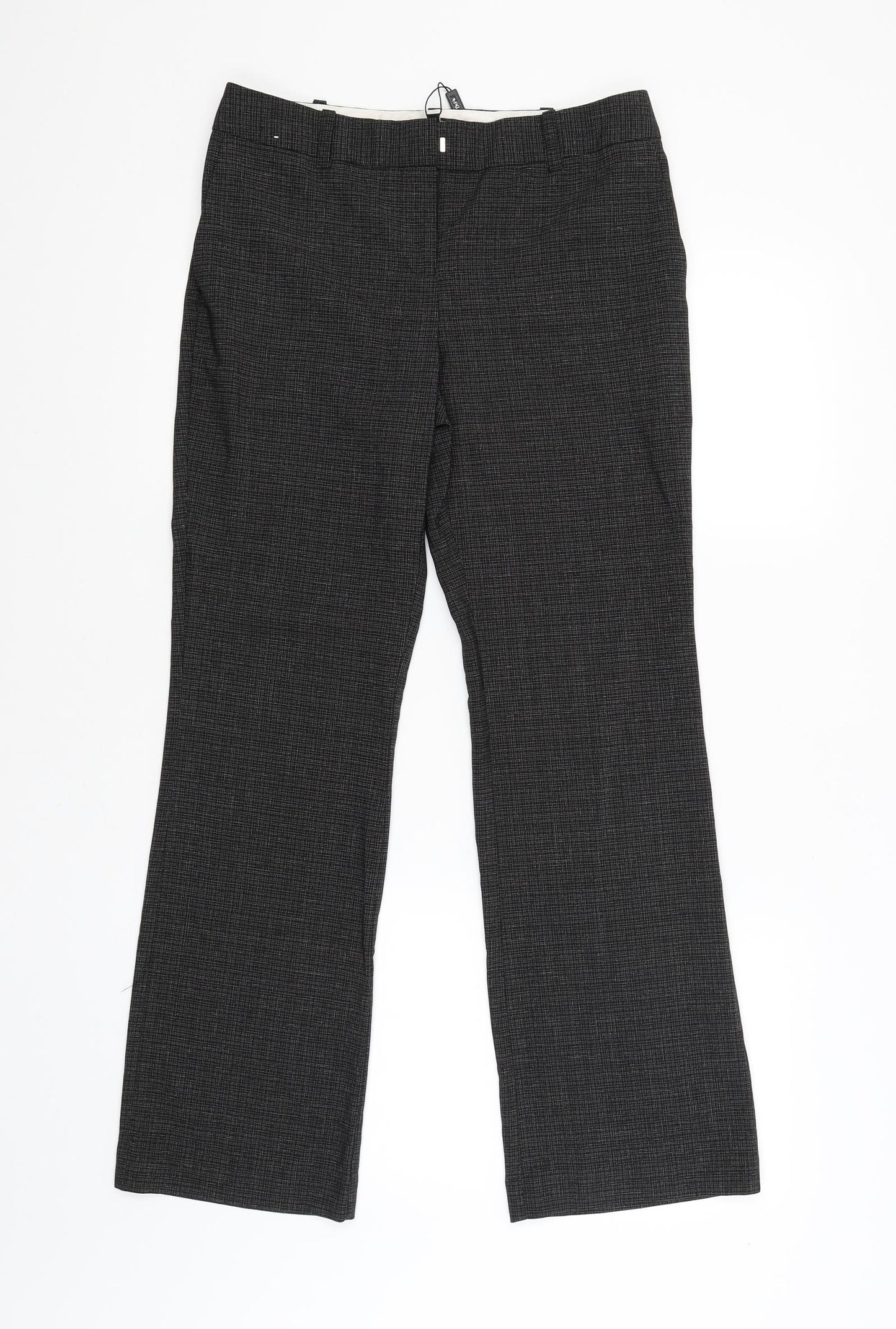NEXT Womens Black   Trousers  Size 8 L27 in