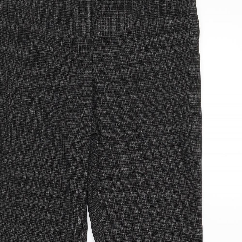 NEXT Womens Black   Trousers  Size 8 L27 in