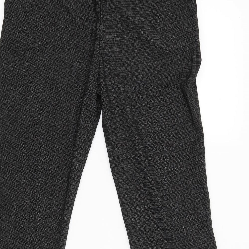 NEXT Womens Black   Trousers  Size 8 L27 in