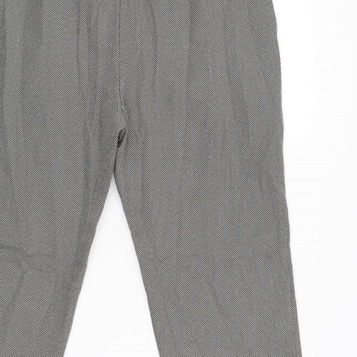 M&S Womens Black   Trousers  Size 14 L25 in
