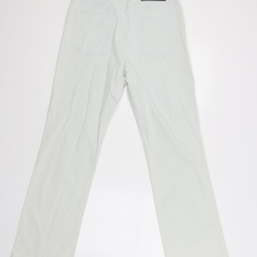 Ceruti Womens White   Chino Trousers Size 14 L31 in