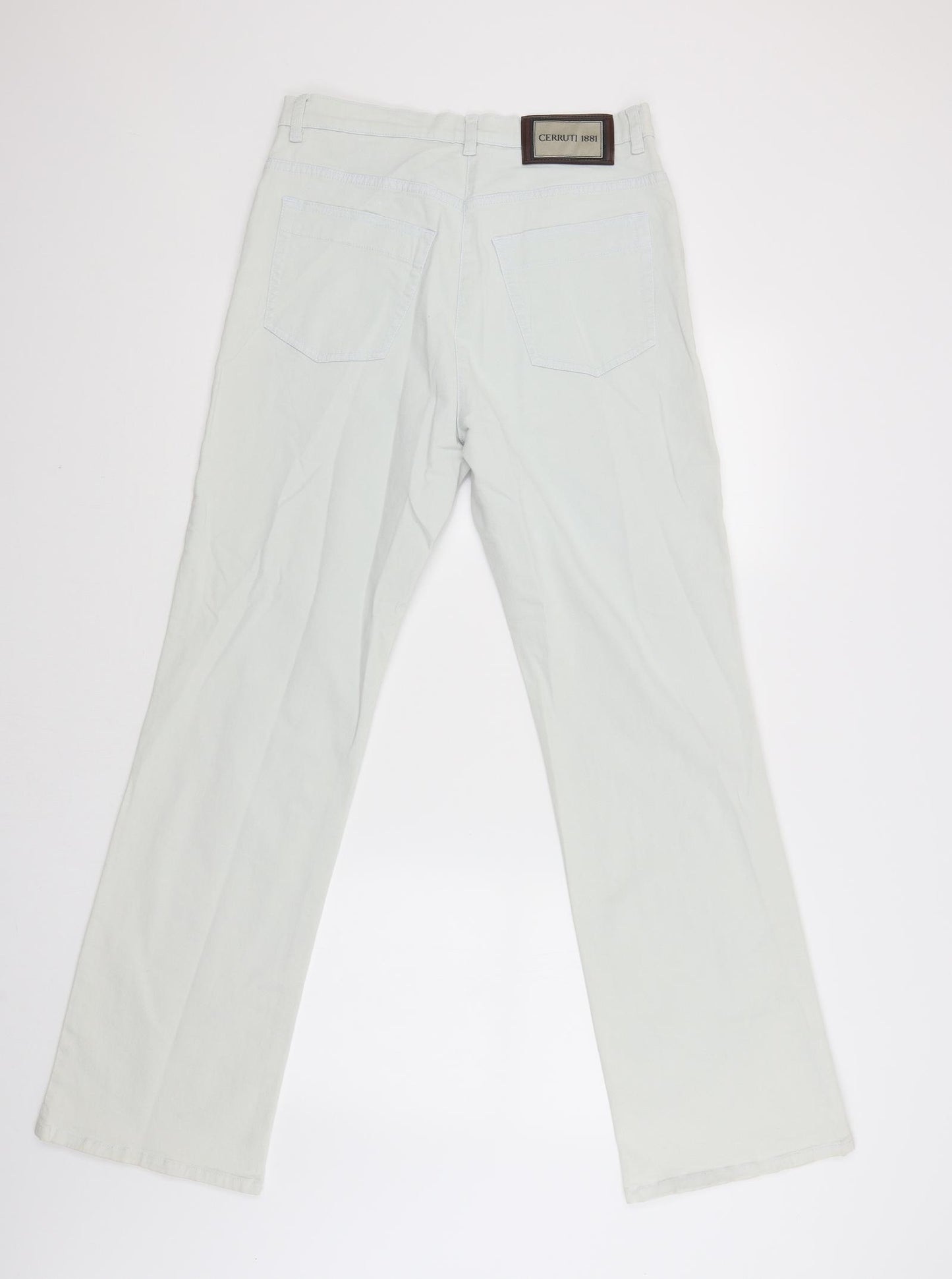 Ceruti Womens White   Chino Trousers Size 14 L31 in