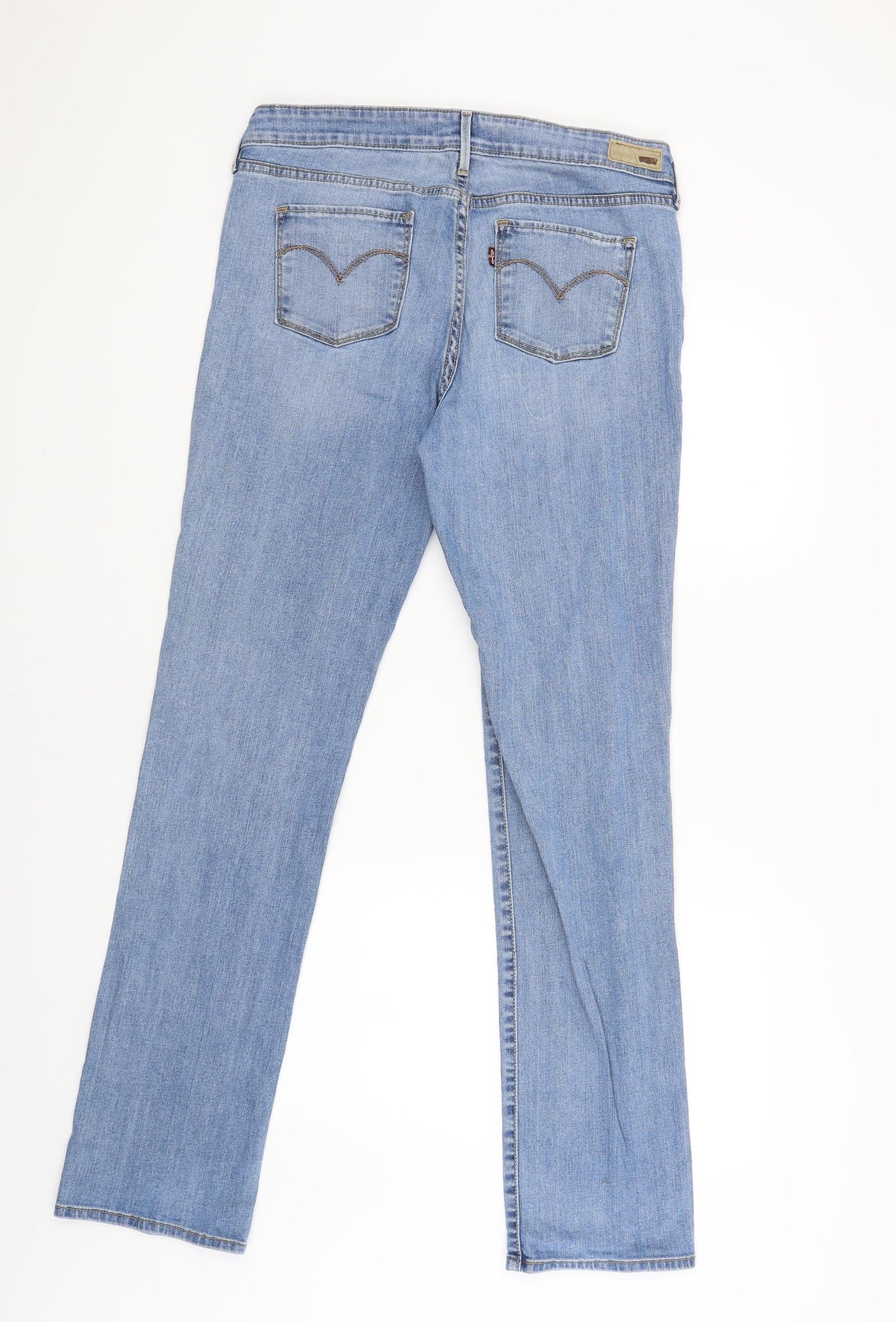 slight curve Womens Blue   Straight Jeans Size 31 L32 in