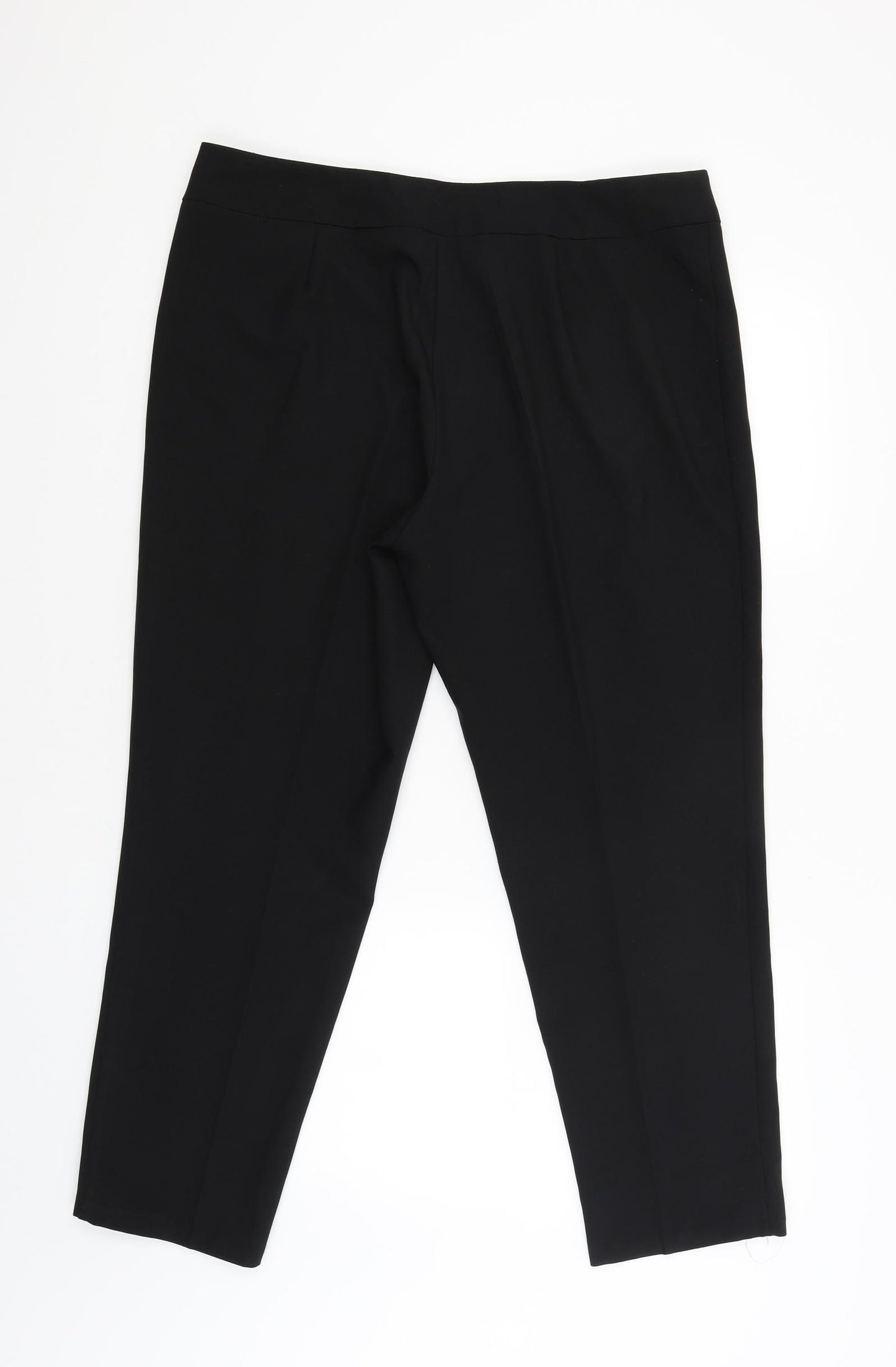 George Womens Black   Trousers  Size 16 L27 in