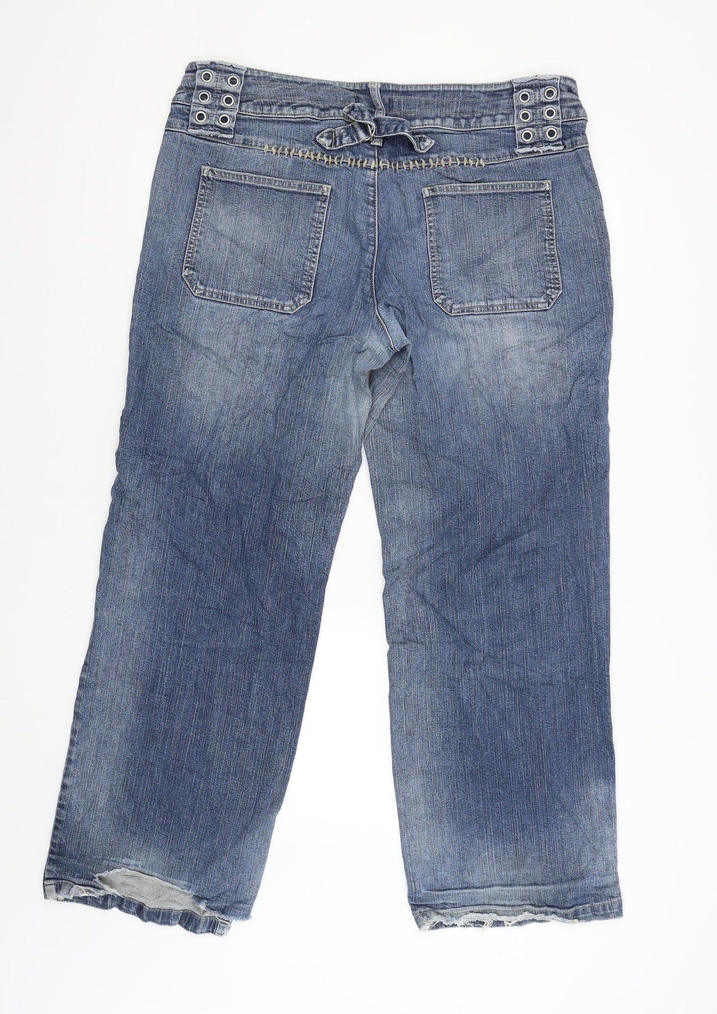 Rainbow collection Womens Blue   Wide-Leg Jeans Size 20 L29 in