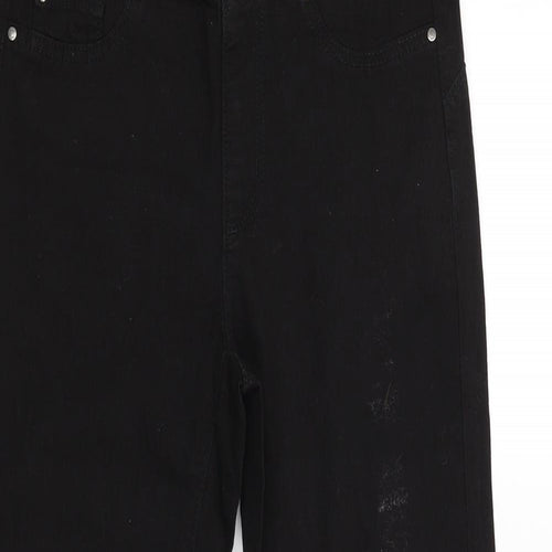 denim.co Womens Black   Trousers  Size 8 L27 in