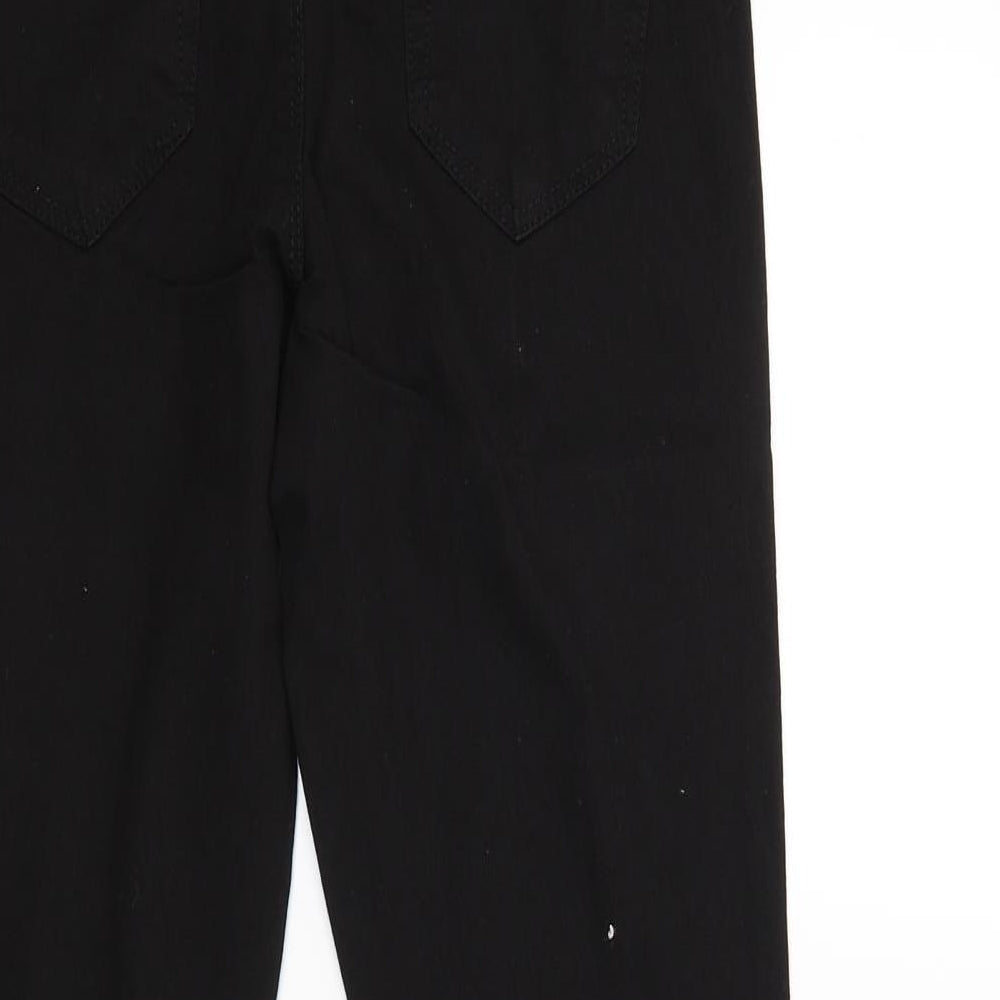 denim.co Womens Black   Trousers  Size 8 L27 in