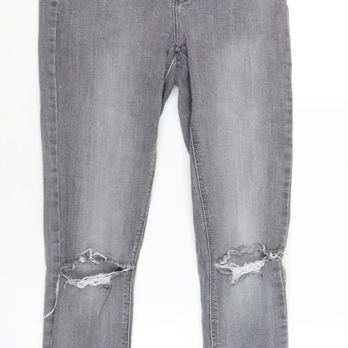 denim.co Womens Grey   Skinny Jeans Size 8 L27 in
