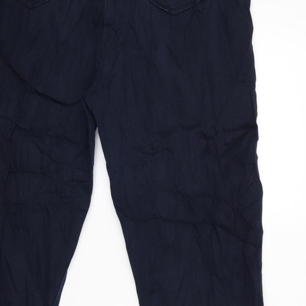 M&Co Womens Blue   Straight Jeans Size 20 L32 in