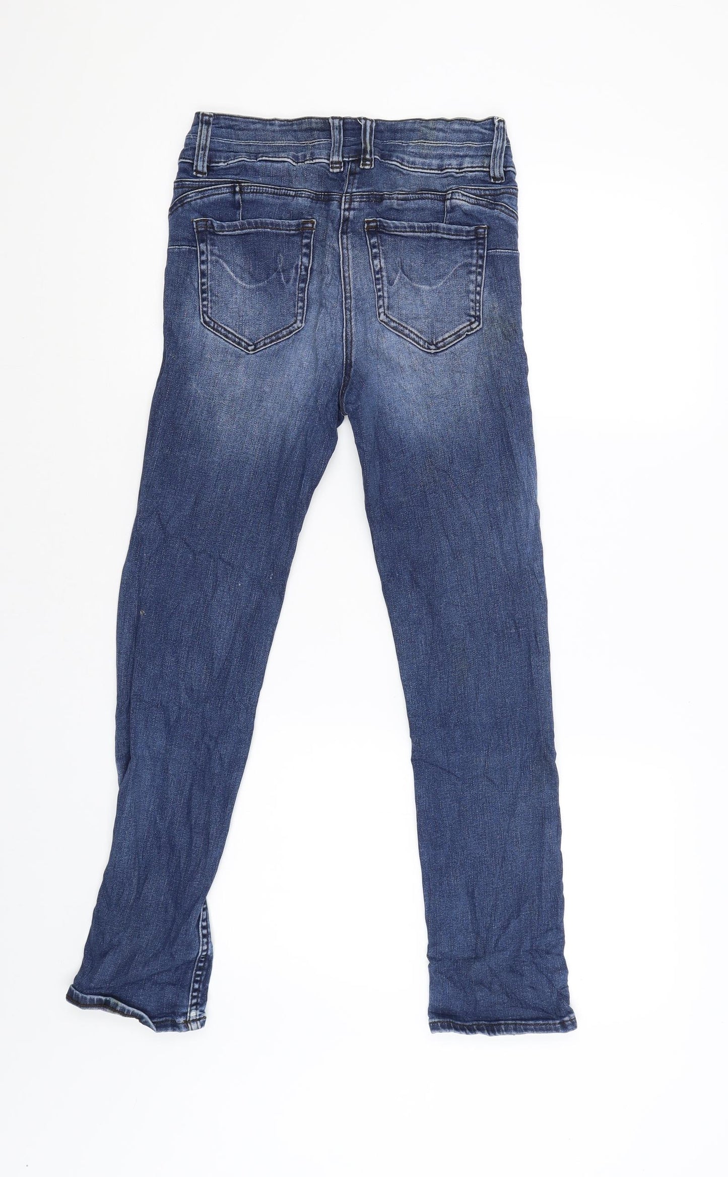 NEXT Womens Blue   Straight Jeans Size 8 L27 in