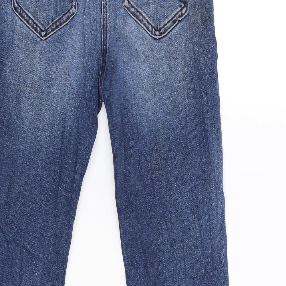 NEXT Womens Blue   Straight Jeans Size 8 L27 in