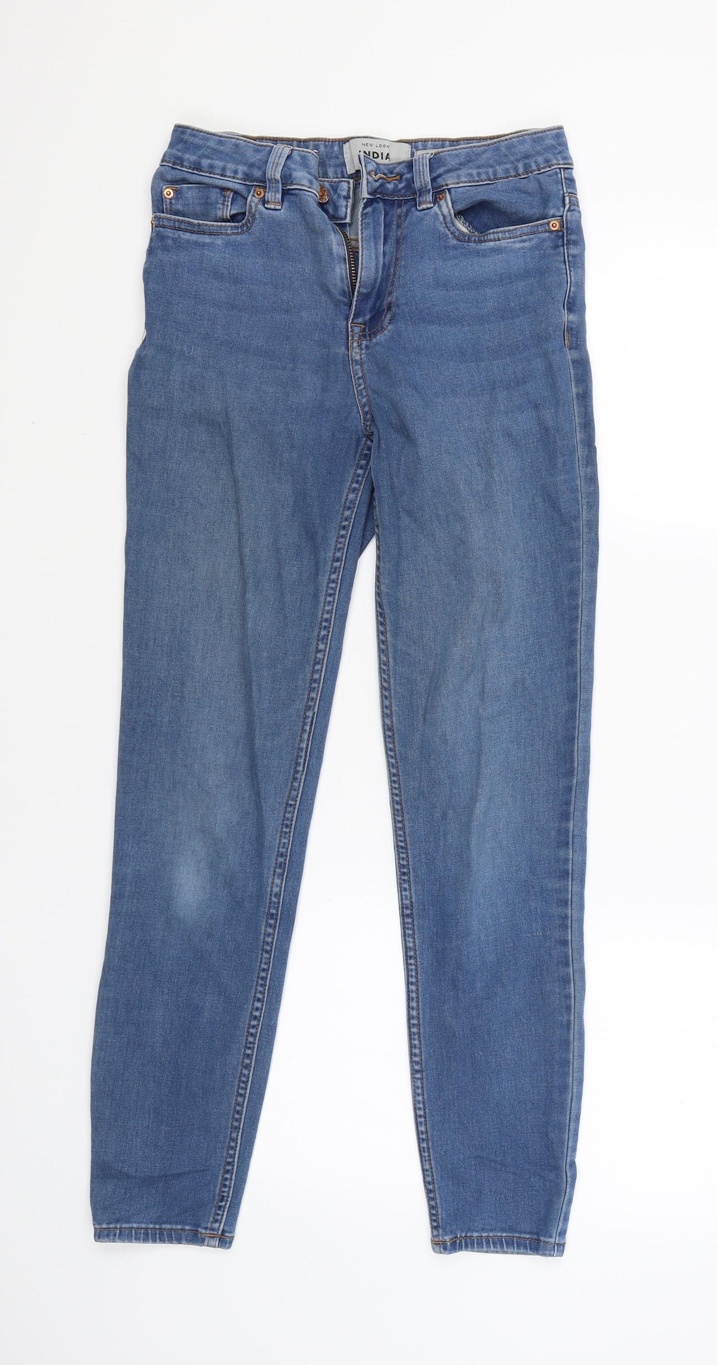 New Look Womens Blue   Skinny Jeans Size 8 L27 in