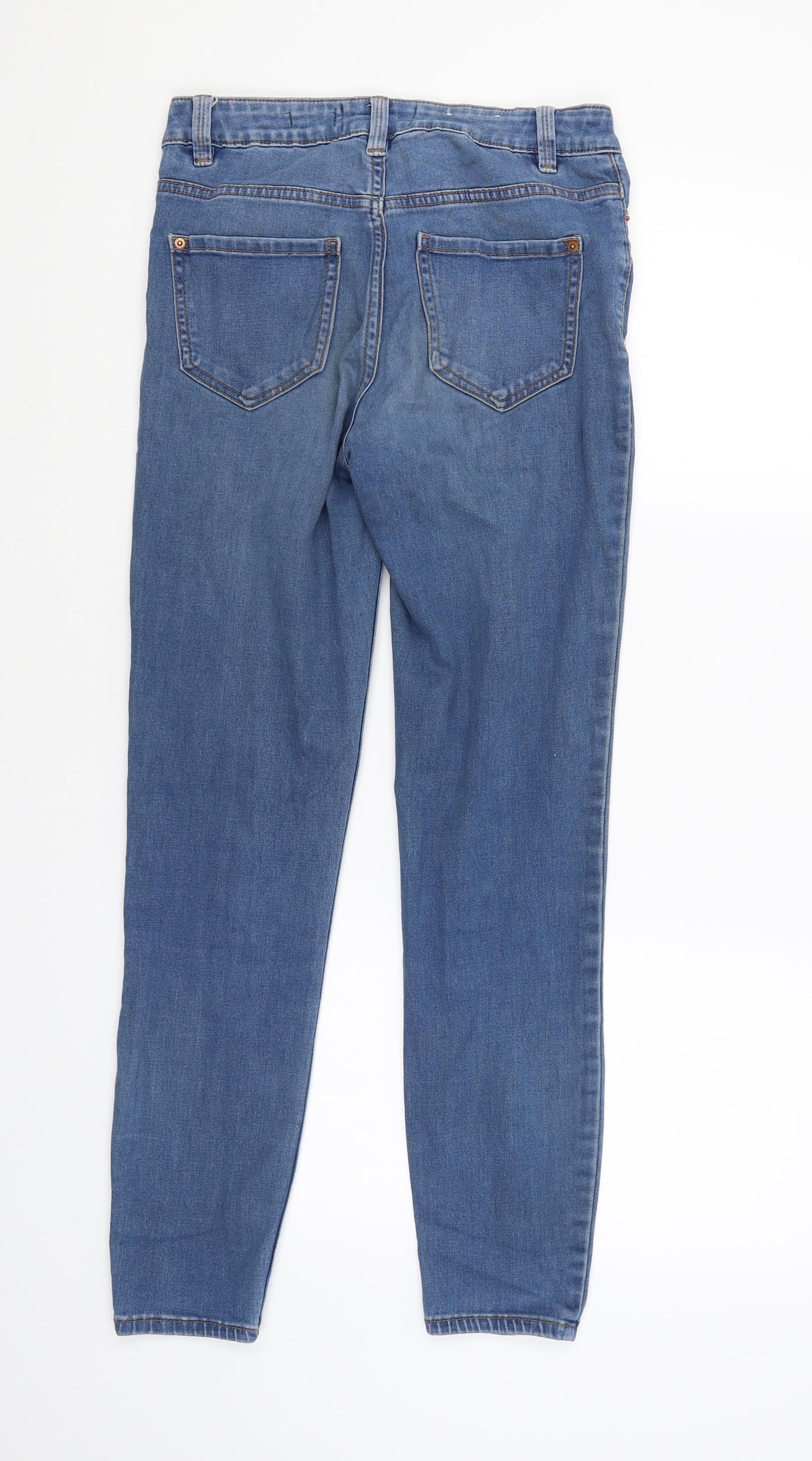 New Look Womens Blue   Skinny Jeans Size 8 L27 in