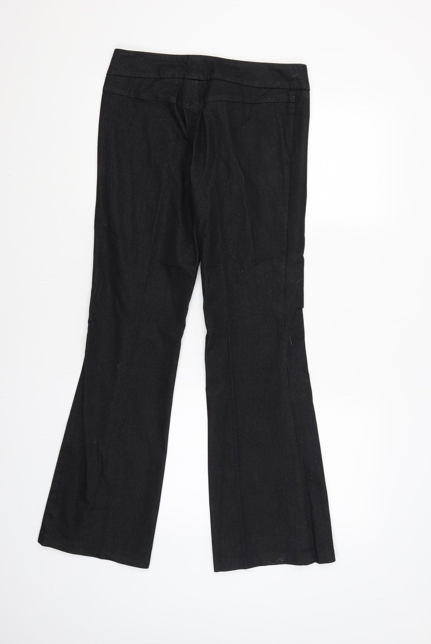 NEXT Womens Black   Straight Jeans Size 8 L28 in