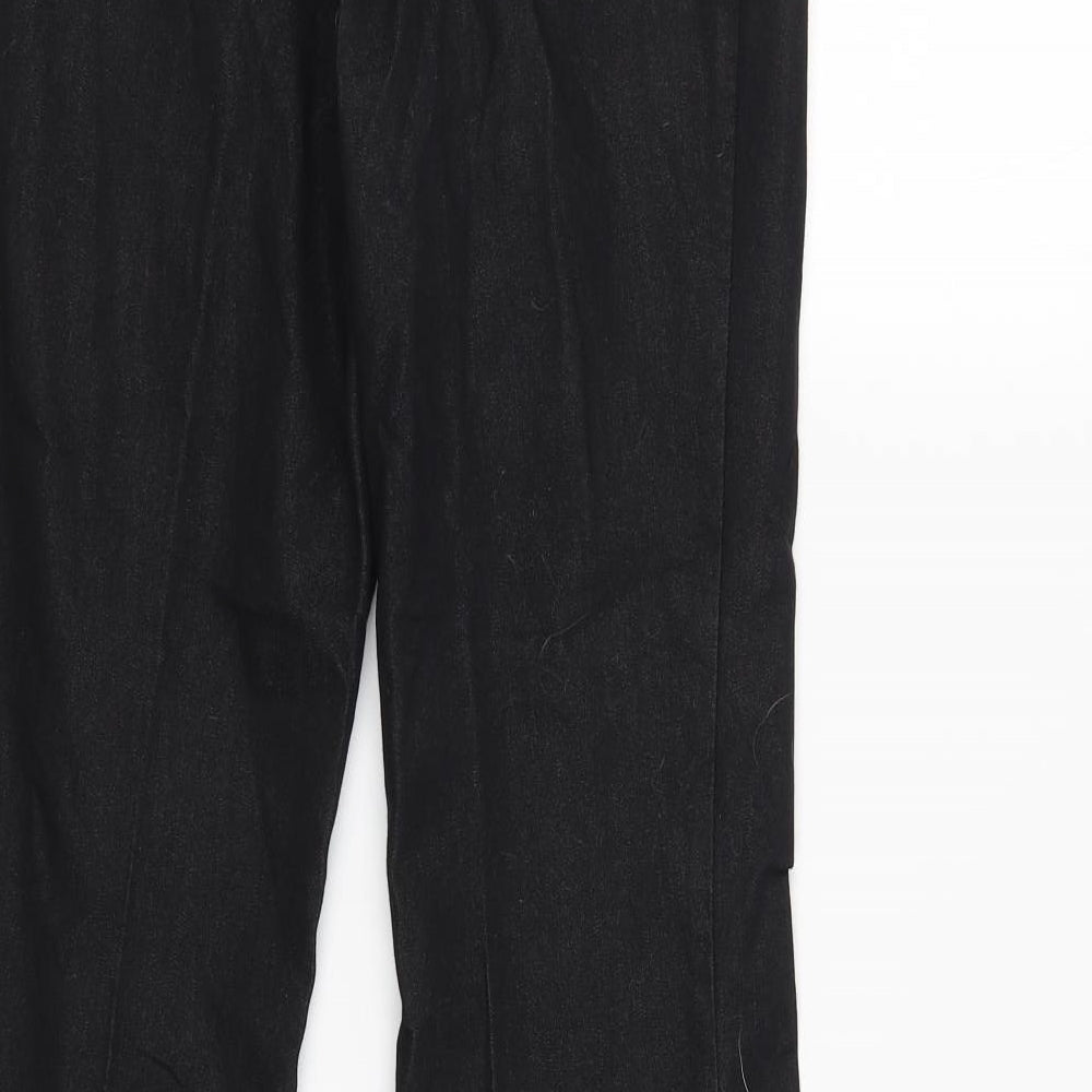 NEXT Womens Black   Straight Jeans Size 8 L28 in