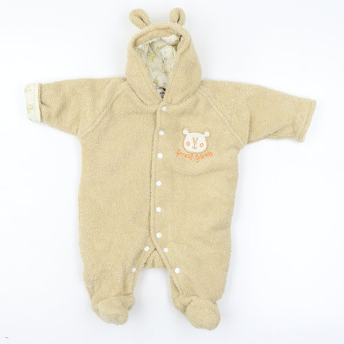 Ladybird Baby Brown   Babygrow One-Piece Size 0-3 Months  - bear