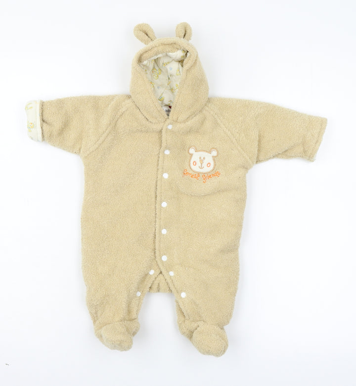 Ladybird Baby Brown   Babygrow One-Piece Size 0-3 Months  - bear