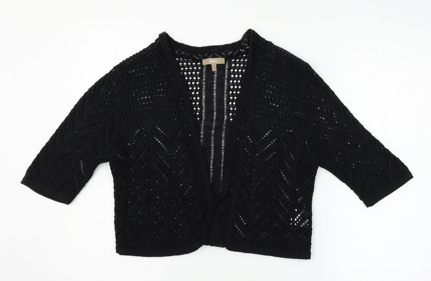 Soon Womens Black   Cardigan Jumper Size 10