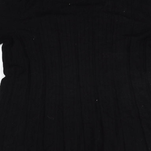 BM Womens Black   Cardigan Jumper Size M