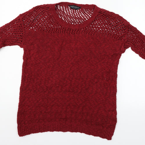 Dorothy Perkins Womens Red   Pullover Jumper Size 12