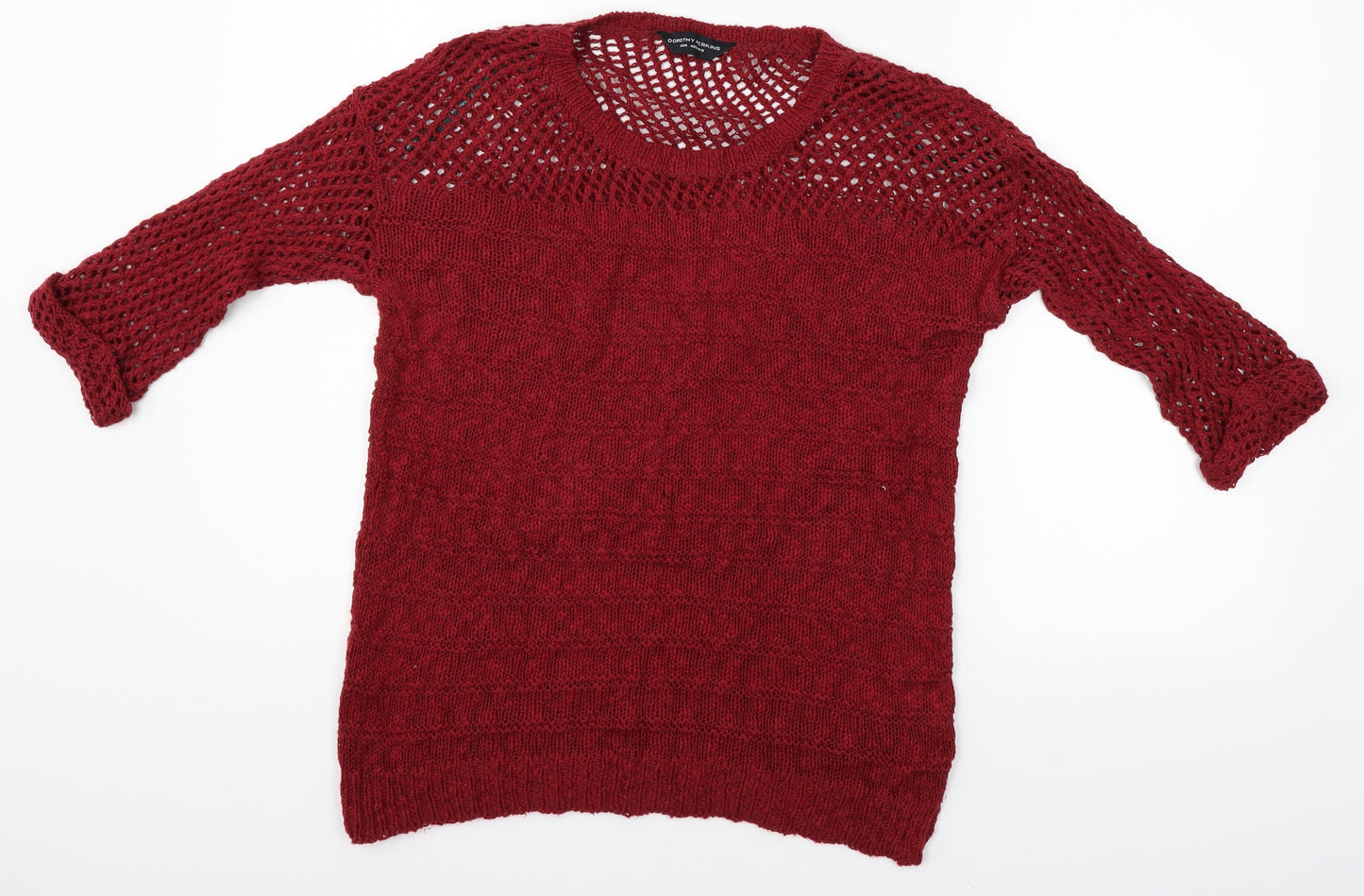 Dorothy Perkins Womens Red   Pullover Jumper Size 12
