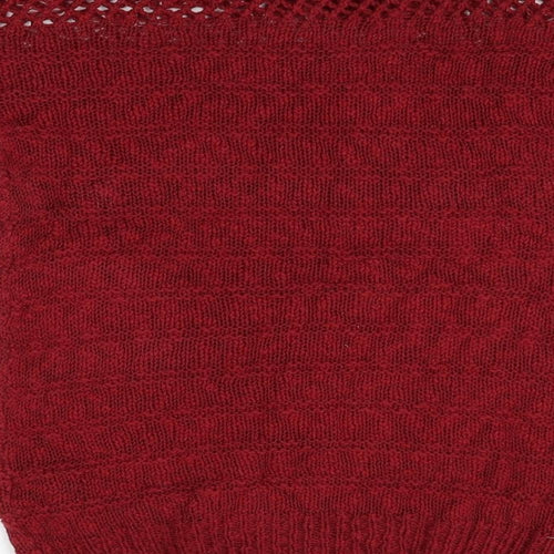 Dorothy Perkins Womens Red   Pullover Jumper Size 12