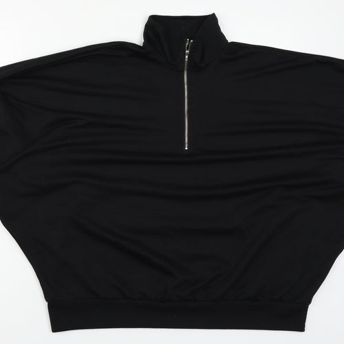 CBR Womens Black   Henley Jumper Size L