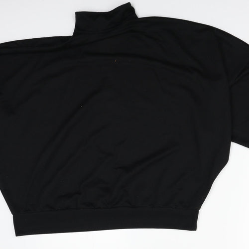 CBR Womens Black   Henley Jumper Size L