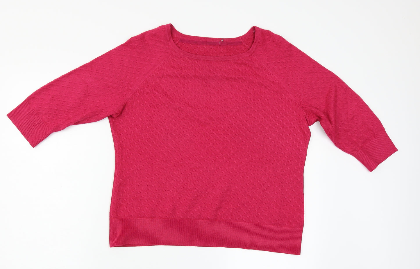 M&S Womens Pink   Pullover Jumper Size 14