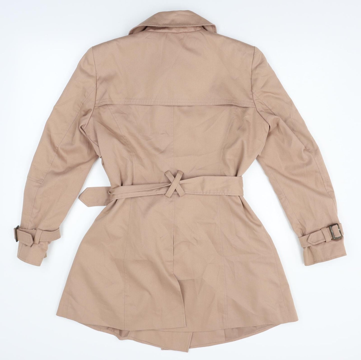 ASOS Womens Beige   Overcoat Coat Size 12