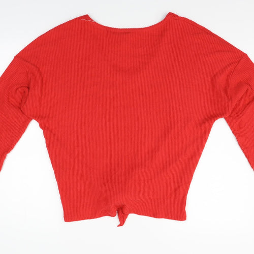 m Womens Red   Pullover Jumper Size M
