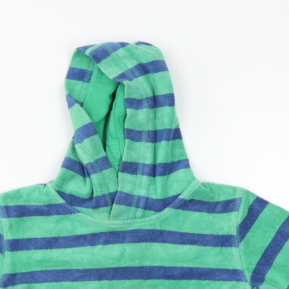 Mini Boden Baby Green Striped  Pullover Jumper Size 12-18 Months