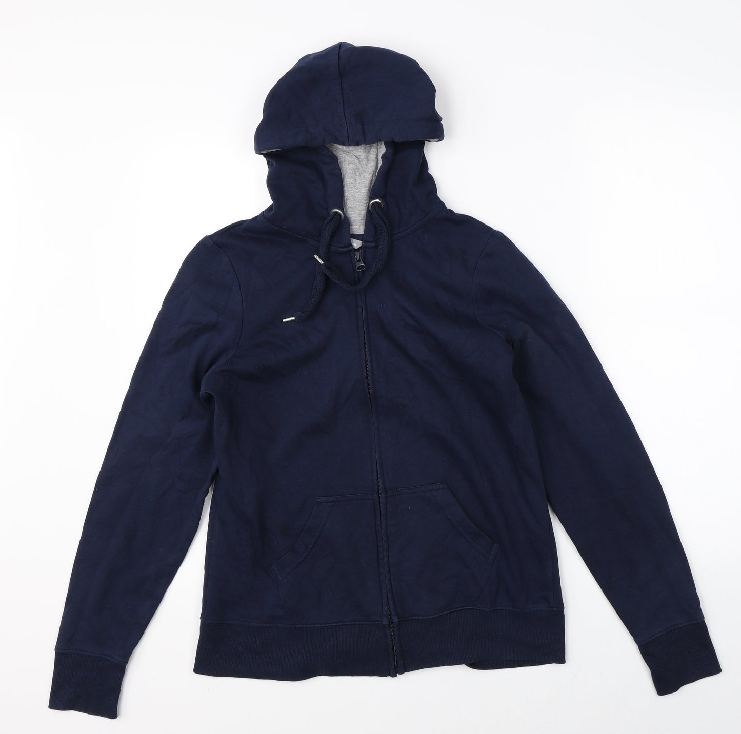 Marks & Spencer Womens Blue   Full Zip Hoodie Size 14